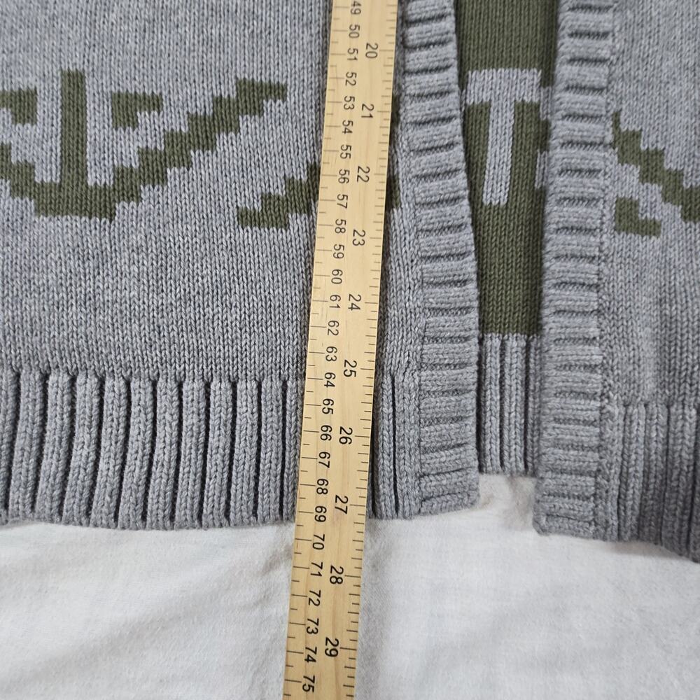 Banana Republic Heritage Intarsia Poncho Aztec Southwest Buckle Front M/L - Picture 5 of 10